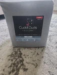 Cuddl Duds Heavyweight Flannel Queen 100% Brushed Cotton Sheet Set Grey Heather. Fixed Price $60.00.