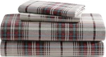 Eddie Bauer - Sheets, Cotton Flannel Bedding Set, King, Montlake Plaid. Fixed Price $75.48.