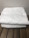 Charter Club Flat/fitted Sheets Damask Squares King 100% Heavy Cotton White 2PC. Fixed Price $55.00.