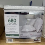 Kirkland Signature Full Size 6-PIECE Sheet Set Bright White (1508410). Fixed Price $59.99.