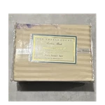 Majestic Collection Full Sheet Set 300TC Cotton Polyester Beige Striped Nip. Fixed Price $17.99.