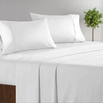 Dormica - Luxury 800 Thread Count Queen Size Sheets Hotel White Sateen Weave. Fixed Price $136.54.