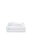 4 Pc Ralph Lauren 300 Tc Spencer Border Blue Cornflower Queen Sheet Set $170 Nip. Fixed Price $135.15.