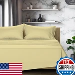 Texas Linen Co. 100 Egyptian Cotton Bed Sheets Full Size - Luxury High Thread. Fixed Price $146.68.