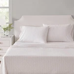 Martha Stewart Twin Size Sheets Set Ditsy Vine Pink Cooling Cotton Percale Light. Fixed Price $74.34.