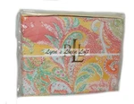 Ralph Lauren Jamaica Paisley Coral Twin Flat Sheet 450TC Cotton Sateen. Fixed Price $135.99.