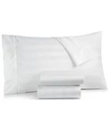 Stripe 550 Thread Count Supima Cotton 4 Piece Full Sheet Set White. Fixed Price $117.46.