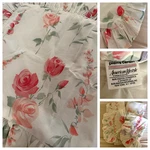 Pierre Cardin Pink Rose Cotton Blend Twin Flat Sheets + -standard Shams. Fixed Price $19.99.
