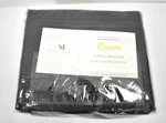 Sweet Home Collection 4 Piece Sheet Set Queen Size 1800 Thread Count Black. Fixed Price $13.50.
