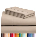Luxclub 4 Pc California King Set, Breathable Luxury Bed Sheets, Deep Po.... Fixed Price $68.95.