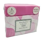 Hotel Bamboo Collection Luxurious Cotton Percale Six Piece Pink Queen Sheet Set. Fixed Price $40.85.