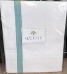 Matouk Lowell 600 Tc Euro Sham 27" X Aquamarine New/wear Package. Fixed Price $79.99.