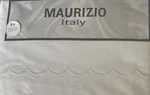 Maurizio Italy Cotton (4)PIECE Queen Sheet Set White/scalloped Embroidery Nwt. Fixed Price $89.00.