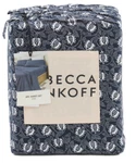 Rebecca Minkoff Bandana King Size Sheet Set Cotton Percale Dark Navy/white. Fixed Price $99.99.