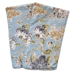 Custom Made King Shams Pair Blue Floral English Country Cottage Decorator. Fixed Price $89.99.
