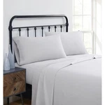 Truly Soft Solid Flannel Grey Cotton 4-PIECE King Sheet Set Themed For. Fixed Price $52.33.
