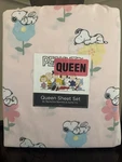New Berkshire Peanuts Spring Flowers Snoopy Sheet Set 4PC Queen. Fixed Price $34.00.