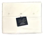 $215 New Ralph Lauren Home Queen Flat Sheet Cotton Sateen Plaid Studio White. Fixed Price $87.19.