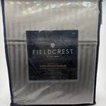 Fieldcrest Sateen Sheet Set Satin - Stitch Damask Full Skyline Gray T2. Fixed Price $59.99.