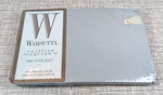 Wamsutta Eqyptian Cotton Twin Fitted Sheet 250TC Light Blue Sealed. Fixed Price $20.00.