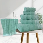 Kathy Ireland 6-PIECE Jacquard Towel Set Sage. Fixed Price $43.35.