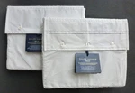 Ralph Lauren 2PC Percale Twin Flat & Fitted Sheets Pebble 100% Organic Cotton. Fixed Price $67.00.