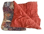 Ralph Lauren Persian Rug 66"X86" Rare Twin Comforter Cotton Euc. Fixed Price $144.00.