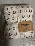 Wrangler King Sheet Set (white With Black Horse Shoes). Fixed Price $37.95.