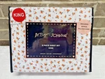 Betsey Johnson King Sheet Set 6 Pc Baby Buds Floral Mini Roses Orange Pink New. Fixed Price $59.77.