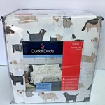 New Cuddl Duds Queen Sheet Set 100% Cotton Flannel Heavy Weight Ex Deep Dogs Pat. Fixed Price $59.97.