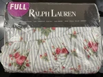 Ralph Lauren Emma Ruffled Full Flat Sheet Roses Vintage 1980S To 1990S. Fixed Price $250.00.
