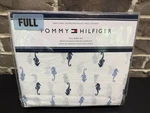 Tommy Hilfiger Seahorses Blue White Sheet Set Full Size Beach Ocean Coast. Fixed Price $47.77.