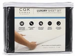 New Cgk Linens Luxury Sheet Set King Size Black 4 Piece Deep Pocket Soft Bedding. Fixed Price $30.33.