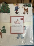 Pottery Barn Kids Rudolph The Red Nosed Reindeer Full Sheet Set Flannel New. Fixed Price $98.59.