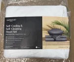Miracle Made Self-cooling & Self-cleaning Queen Sheet Set White Extra Luxe New. Fixed Price $99.95.