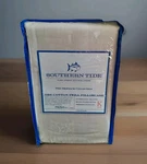 New Southern Tide Skipjack Nautical 100% Cotton King Pillowcases Color Sand. Fixed Price $29.95.