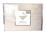 Art Of Weave 1000 Tc Cotton Blend Sheet Set Feathers/leaf Cal-king Tan $200. Fixed Price $89.99.