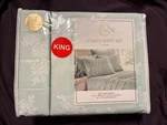 6 Pc Lenox King Sheet Set Floral 4 Pillowcases Included New. Fixed Price $45.99.