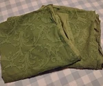 1891 By Sferra Cotton Linen Blend Green Textured Pillow Shams Set Of 2. Fixed Price $27.00.