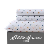 Eddie Bauer Microfiber Sheet Sets (buddy The Dog-white Blue Orange). Fixed Price $29.99.