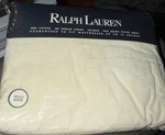 Vintage Ralph Lauren Avery Cream Queen Fitted Sheet New Sealed Irregular. Fixed Price $99.99.