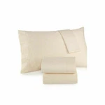 Bar Iii Basket Weave $85.00 Twin Xl Sheet Set White/gold Nwt. Fixed Price $39.99.