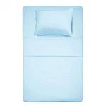 3-PCS Twin Baby Blue Sheet Set, Extra Soft Luxury Microfiber Bedding. Fixed Price $38.06.