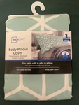 Mainstays Body Pillow Cover 20 X 54 Green And White Free Shipping. Fixed Price $14.99.