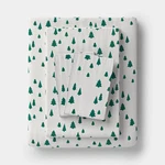 Wondershop At Target Christmas Tree Scene Flannel Sheet Bedding Set King Size. Fixed Price $49.99.