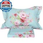 Fadfay Shabby Pink Floral Bed Set Cotton Deep Pocket 4-PIECE King. Fixed Price $147.96.