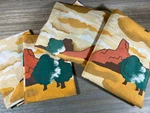 Vintage Pacific Miracale Arizona Desert Twin Flat Fitted Sheet Set 2 Pillowcase. Fixed Price $40.49.