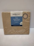 Mainstays Home Twin Fitted Sheet 200 Thread Count Vallejo Tan. Fixed Price $7.96.