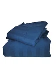 Charter Club Damask Stripe 550 Tc King Flat Sheet & 1 Pillowcase Navy. Fixed Price $38.99.