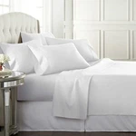 Sheets Bedding Pillowcases Deep Pockets Queen White 6-PC Danjor Linens. Fixed Price $42.29.